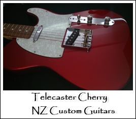 Telecaster Cherry NZ Custom Guitars